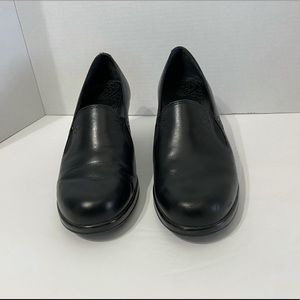 Dansko Womens Beth Black Leather Heels Embroidered Floral Size 39